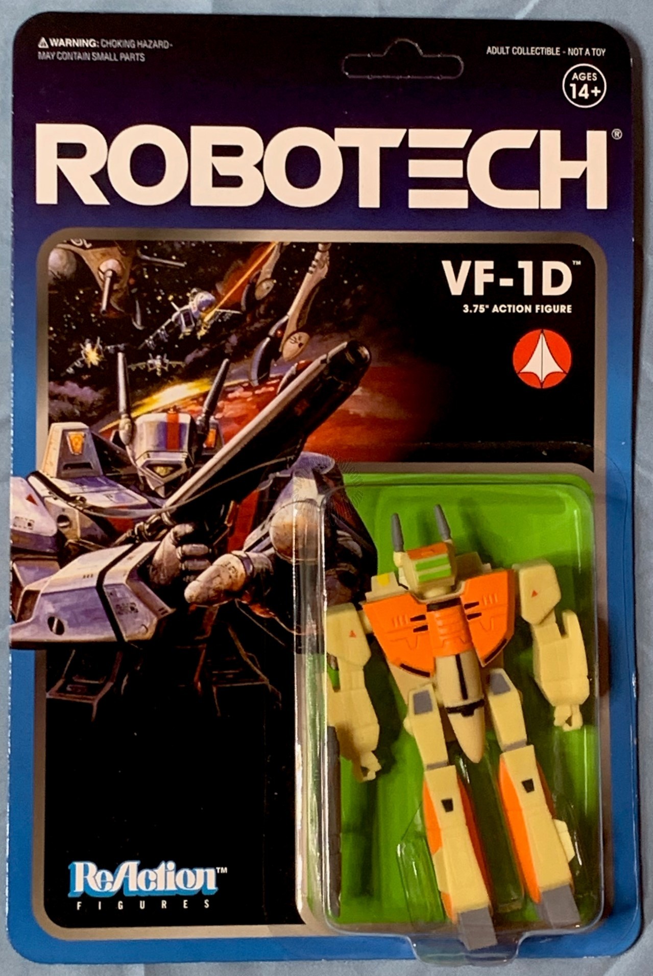 ROBOTECH 3.75IN REACTION FIG WV 1 VF-1D