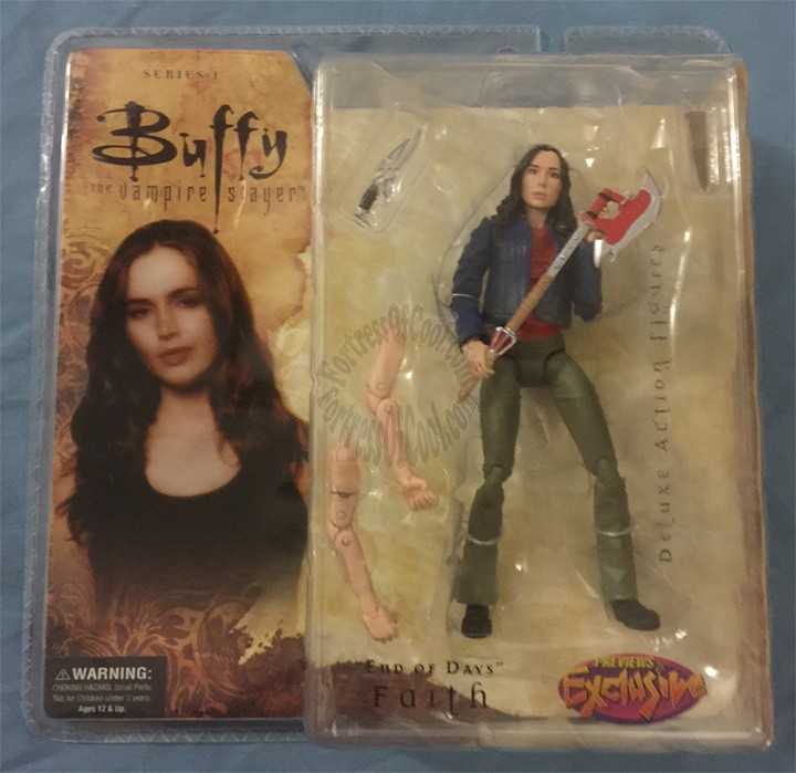 FAITH END OF DAYS  PX EXCLUSIVE BTVS BUFFY DELUXE  ACTION FIGURE
