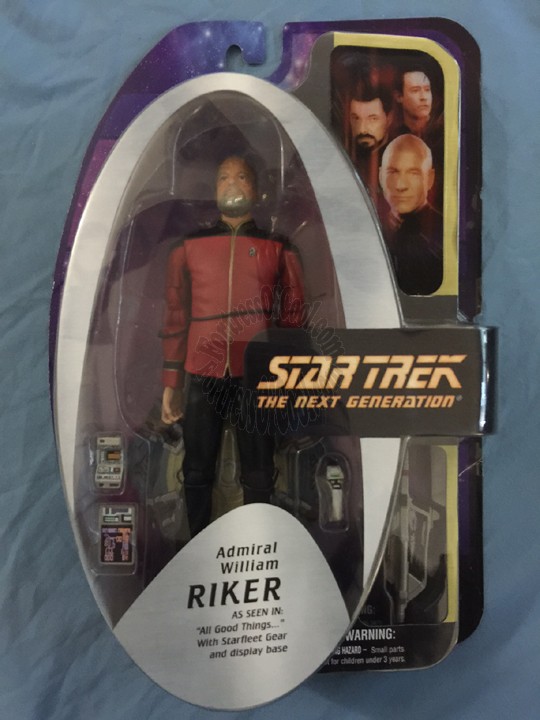 ADMIRAL WILLIAM RIKER - STAR TREK THE NEXT GENERATION - ALL GOOD THINGS - PX EXCLUSIVE ACTION FIGURE