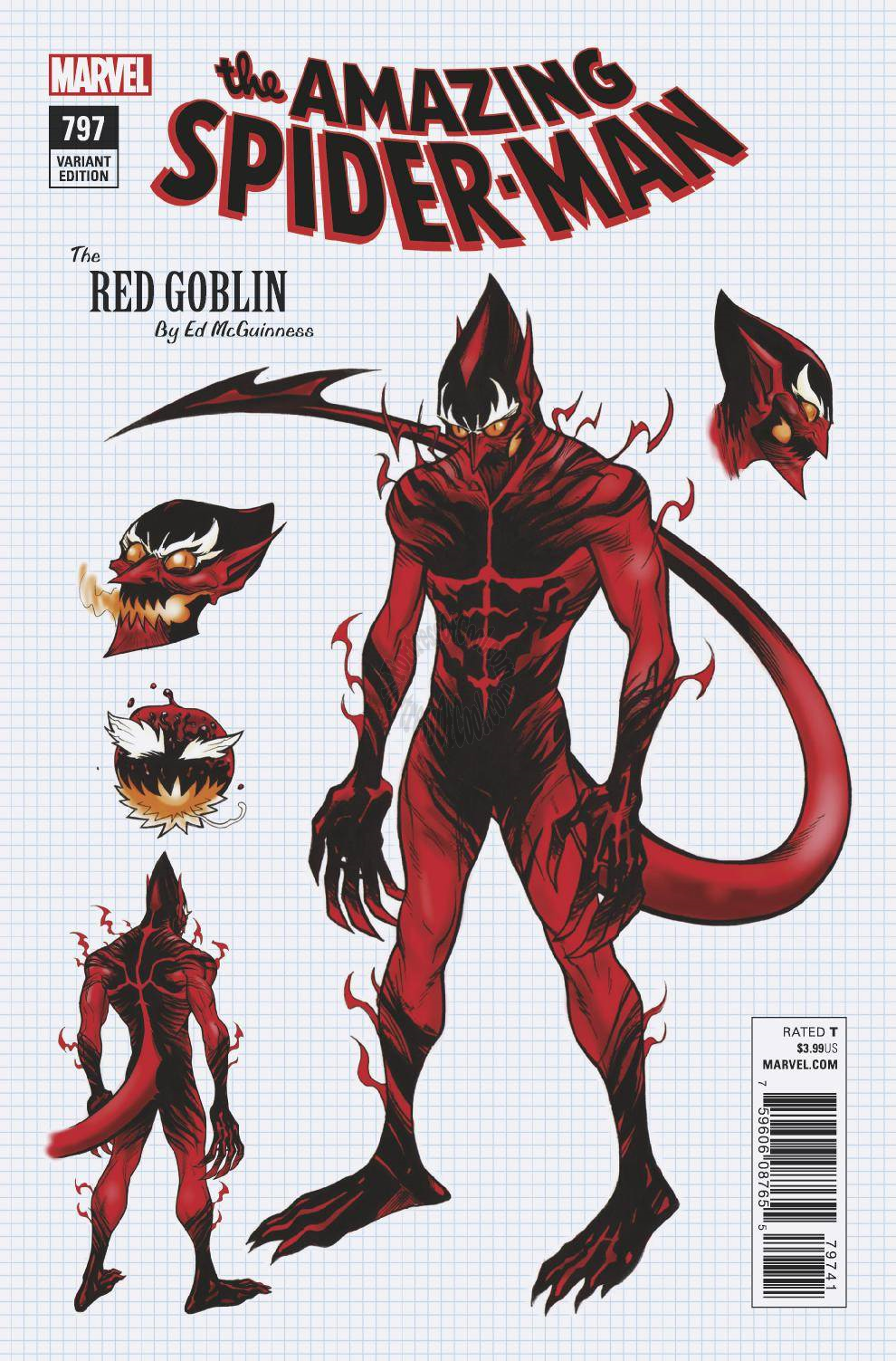 AMAZING SPIDER-MAN #797 MCGUINNESS 1:10 VARIANT LEGACY (First Print)