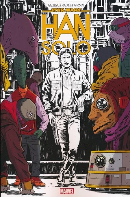 COLOR YOUR OWN STAR WARS HAN SOLO TPB