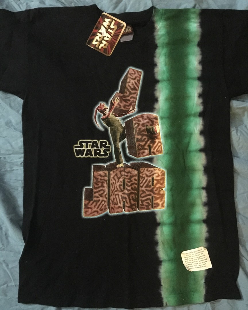 STAR WARS JAR JAR TIE  DYE T-SHIRT XL