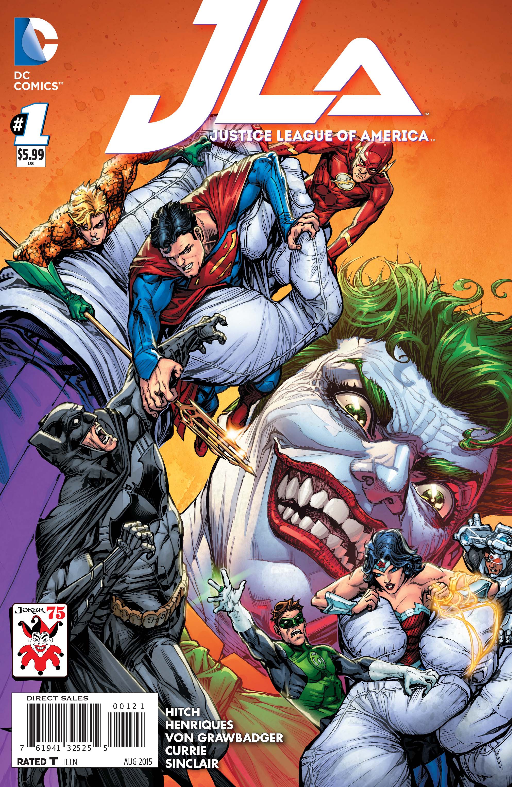 JUSTICE LEAGUE OF AMERICA #1 THE JOKER VARIANT EDITION