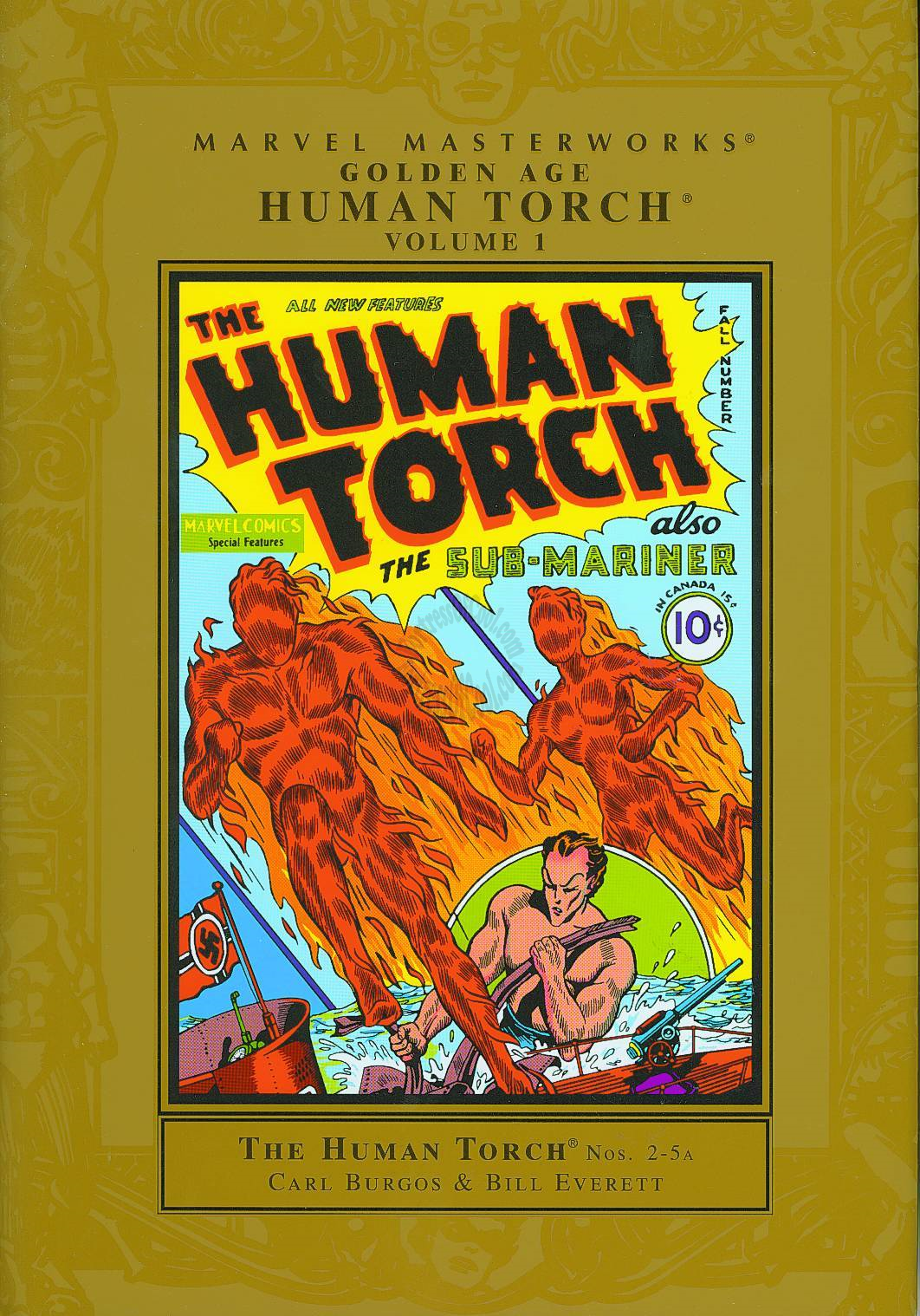 MARVEL MASTERWORKS GOLDEN AGE HUMAN TORCH HC VOL 01 (HardCover)