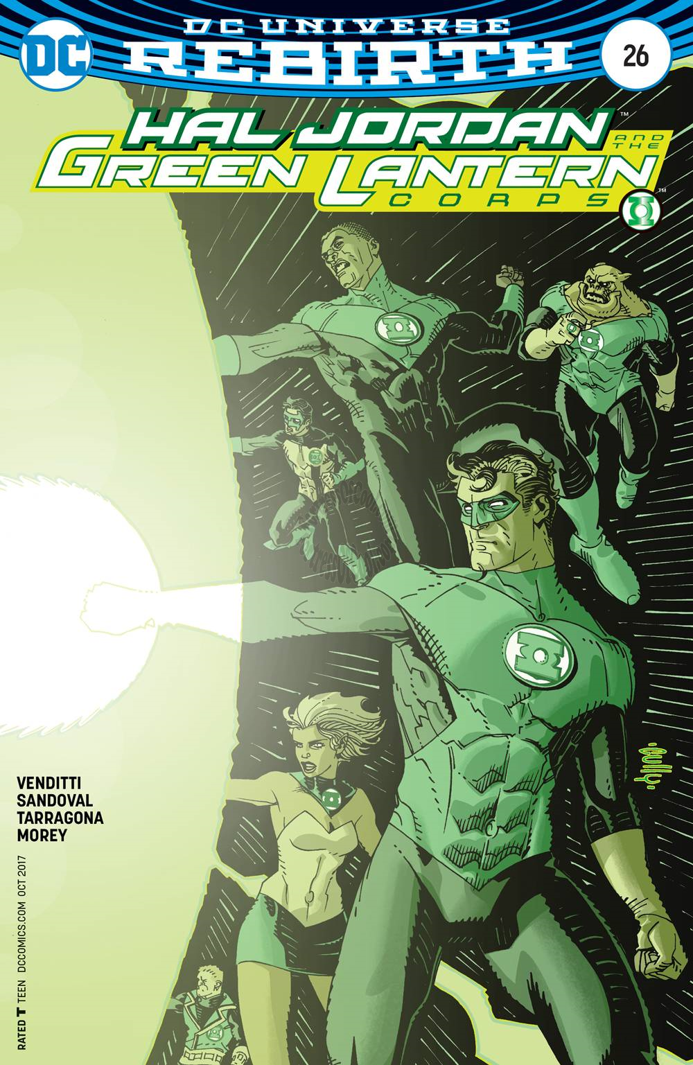 HAL JORDAN AND THE GREEN LANTERN CORPS #26 VARIANT