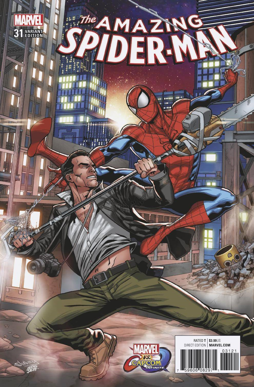 AMAZING SPIDER-MAN #31 SLINEY MARVEL VS CAPCOM VARIANT