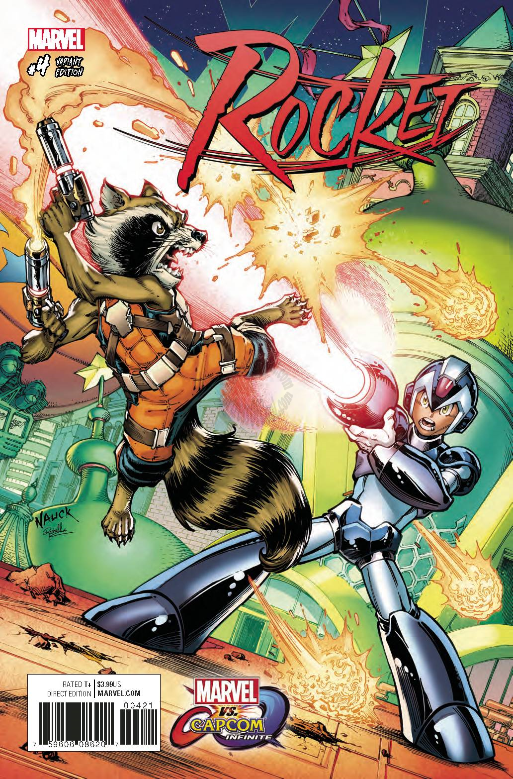 ROCKET #4 NAUCK MARVEL VS CAPCOM VARIANT