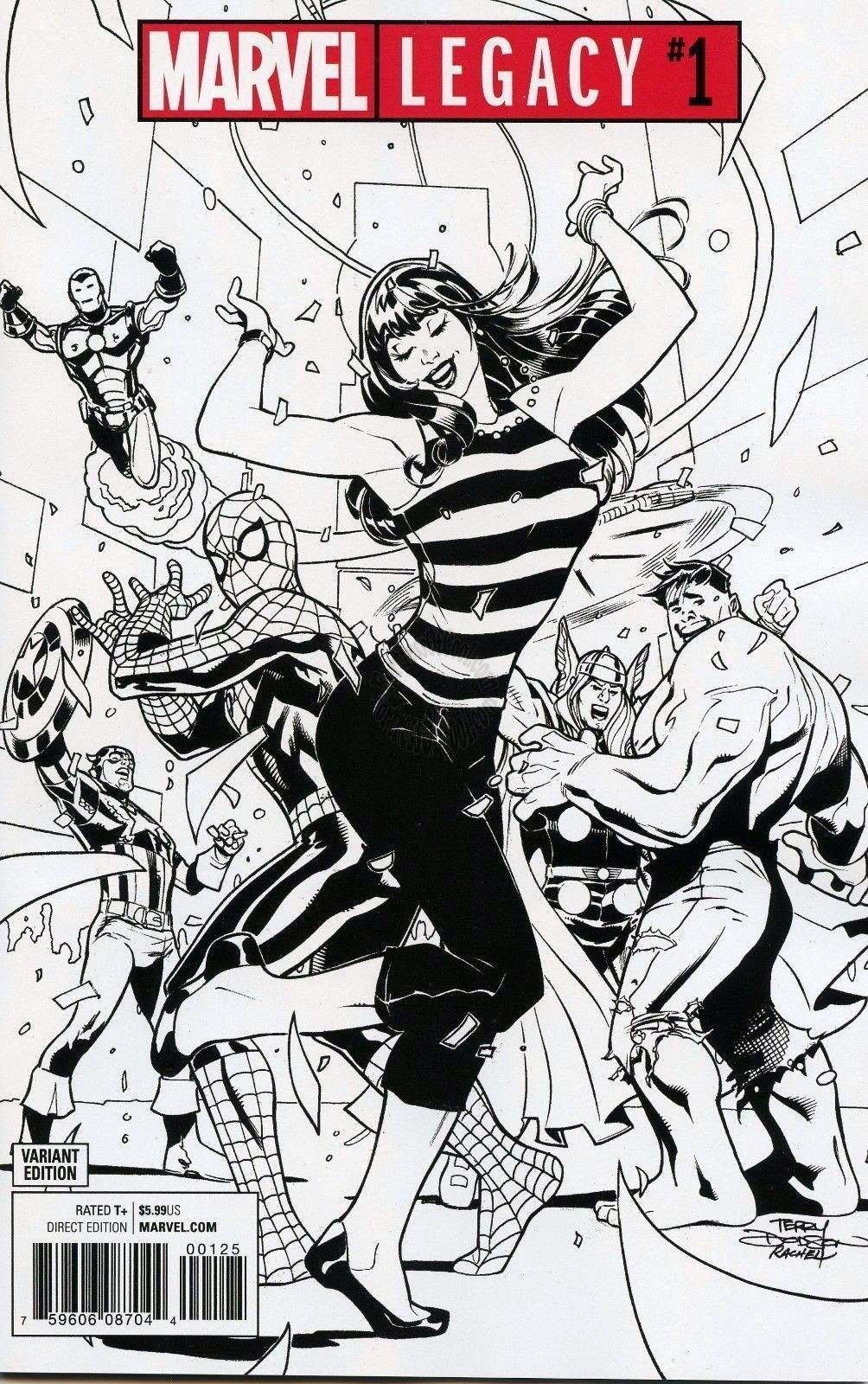 MARVEL LEGACY #1 PARTY DODSON SKETCH VARIANT