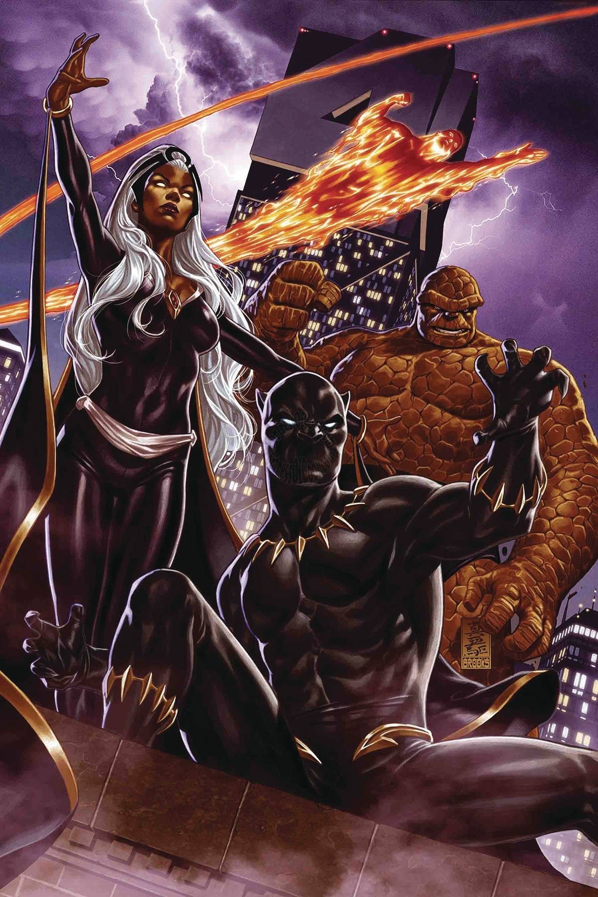 FANTASTIC FOUR #1 BROOKS RETURN OF FANTASTIC FOUR VARIANT