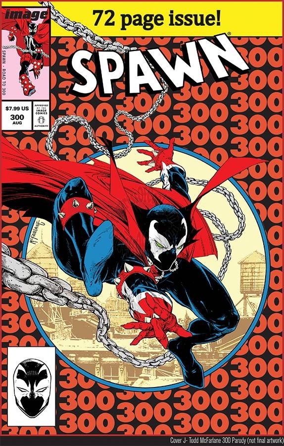 SPAWN #300 CVR J PARODY VARIANT MCFARLANE