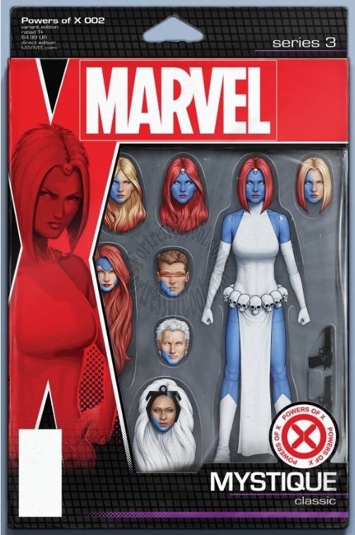 POWERS OF X #2 (OF 6) CHRISTOPHER ACTION FIGURE VARIANT