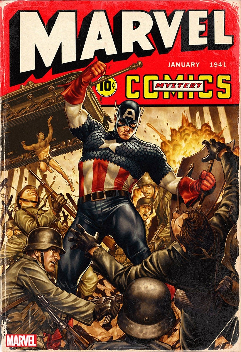 MARVEL COMICS #1000 BROOKS 40S VARIANT