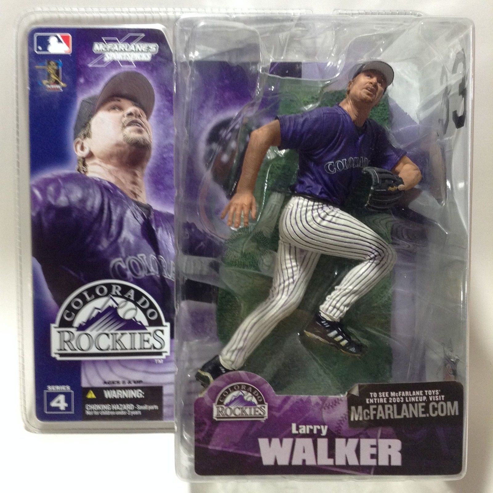 LARRY WALKER MCFARLANE MLB SERIES 4 FIGURE 