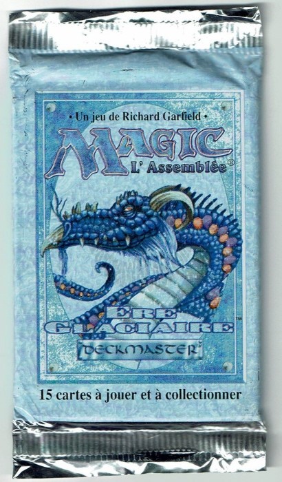 MAGIC THE GATHERING (MTG) ICE AGE SEALED PACK - FRENCH EDITION