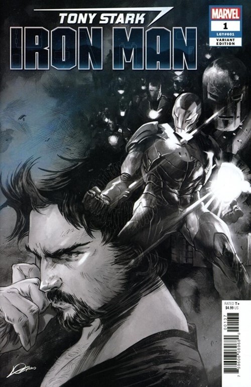 TONY STARK IRON MAN #1 PARTY SKETCH VARIANT