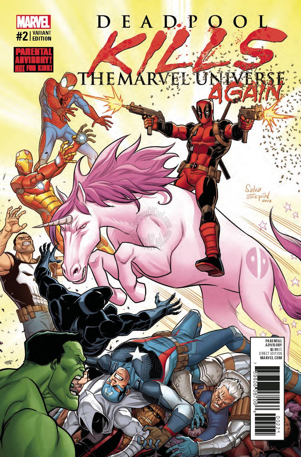 DEADPOOL KILLS MARVEL UNIVERSE AGAIN #2 (OF 5) ESPIN VARIANT