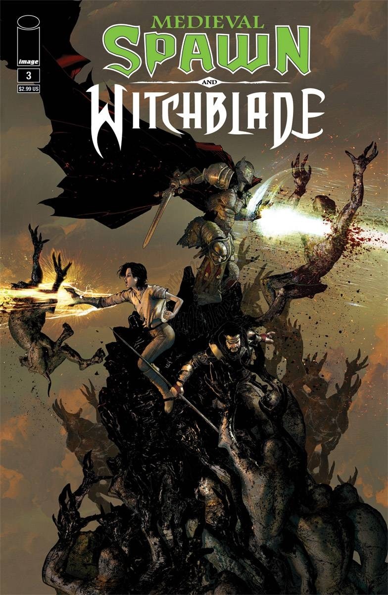 MEDIEVAL SPAWN WITCHBLADE #3 (OF 4) COVER A HABERLIN