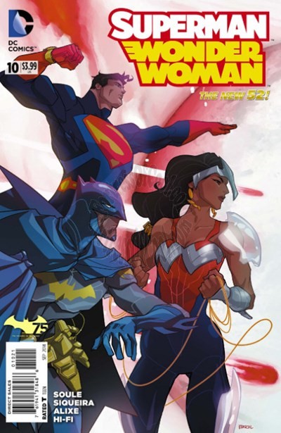 SUPERMAN WONDER WOMAN #10 BATMAN 75 VARIANT