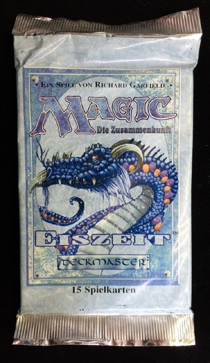 MAGIC THE GATHERING (MTG) ICE AGE SEALED PACK - GERMAN EDITION