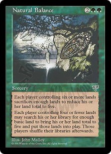 Natural Balance - Single Card - Magic The Gathering (MTG)