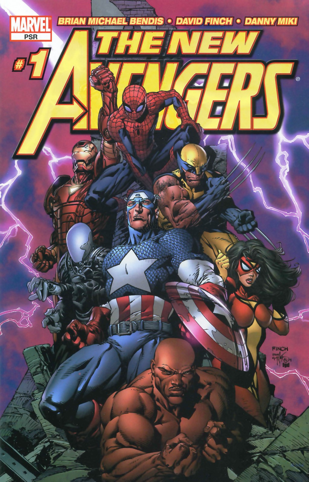 THE NEW AVENGERS #1 2ND PRINT VARIANT EDITIION