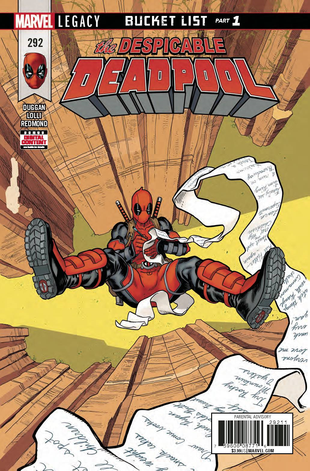 DESPICABLE DEADPOOL #292 LEGACY