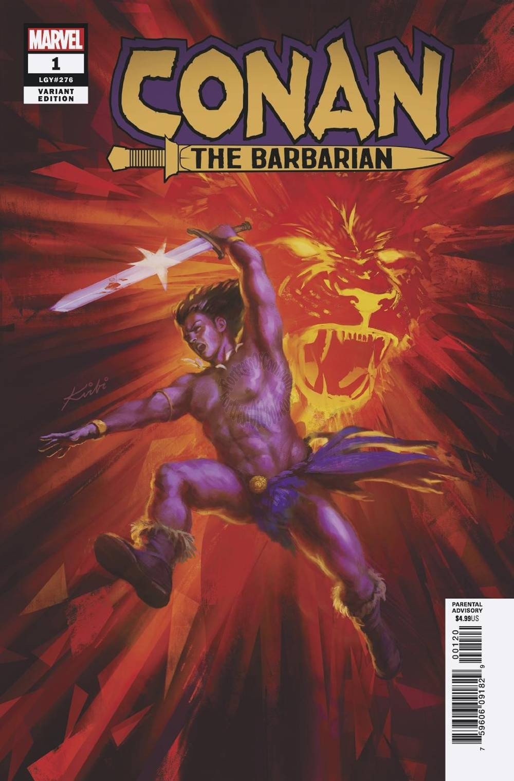 CONAN THE BARBARIAN #1 FAGAN VARIANT