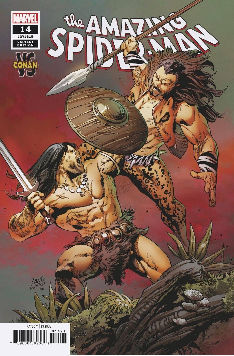 AMAZING SPIDER-MAN #14 LAND CONAN VARIANT