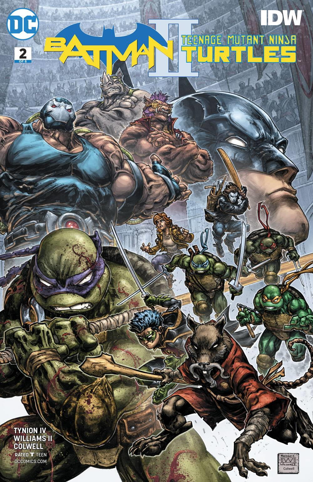 BATMAN TEENAGE MUTANT NINJA TURTLES II #2 (OF 6)