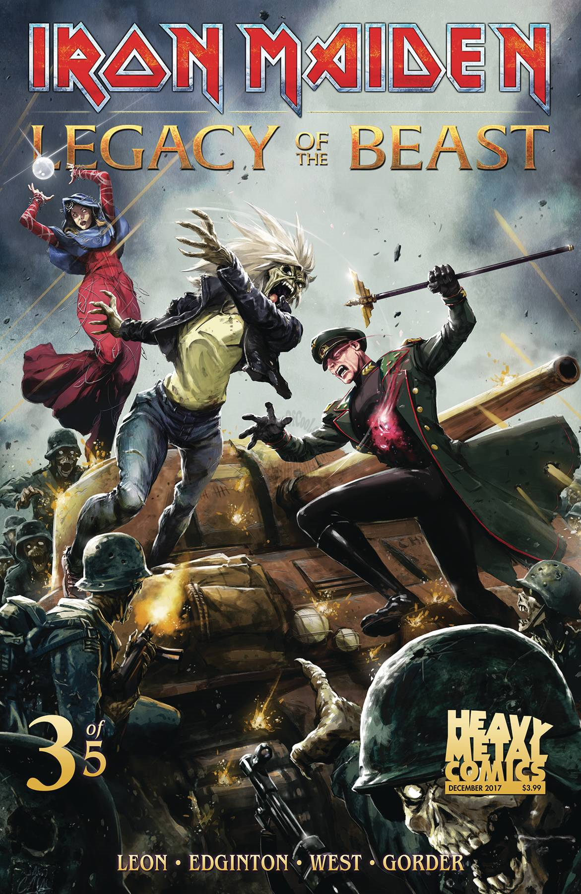 IRON MAIDEN LEGACY OF THE BEAST #3 (OF 5) CVR A CASAS (MR)