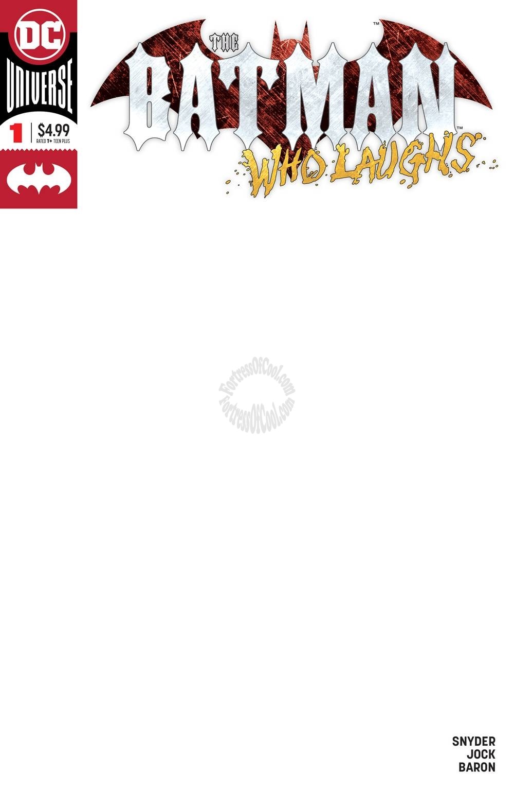 BATMAN WHO LAUGHS #1 (OF 6) BLANK VARIANT
