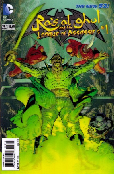 BATMAN AND ROBIN #23.3: RA’S AL GHUL AND THE LEAGUE OF ASSASSINS 3D MOTION LENTICULAR COVER