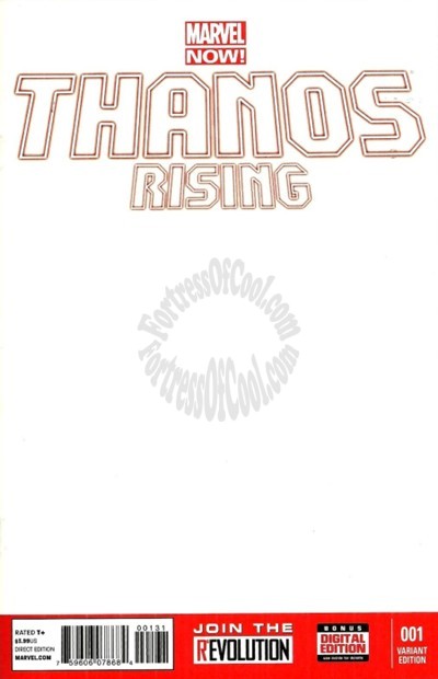 THANOS RISING #1 (OF 5) BLANK VARIANT