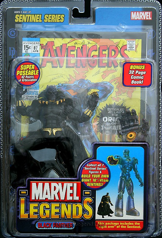 Black Panther - Marvel Legends Series 10 - Sentinel Series - Action Figure