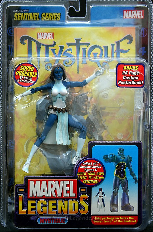 Mystique - Marvel Legends Series 10 - Sentinel Series - Action Figure