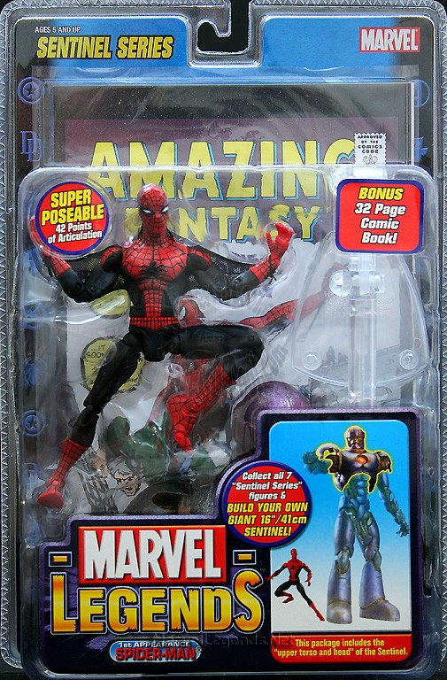 First Appearance Spider-Man - Marvel Legends Series 10 - Sentinel Series - Action Figure