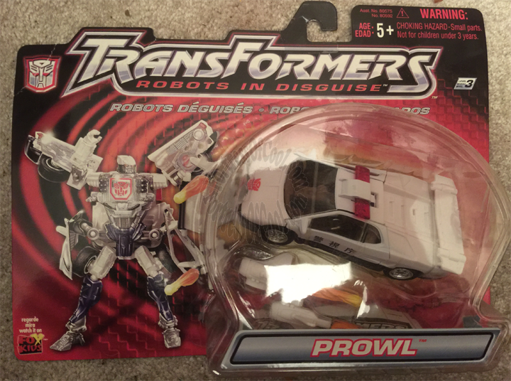 Prowl Transformers RID Figure - White Version 