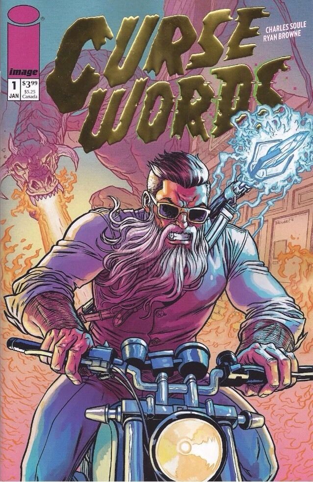 CURSE WORDS #1 - GOLD FOIL 25TH ANNIVERSARY RETAILER APPRECIATION VARIANT