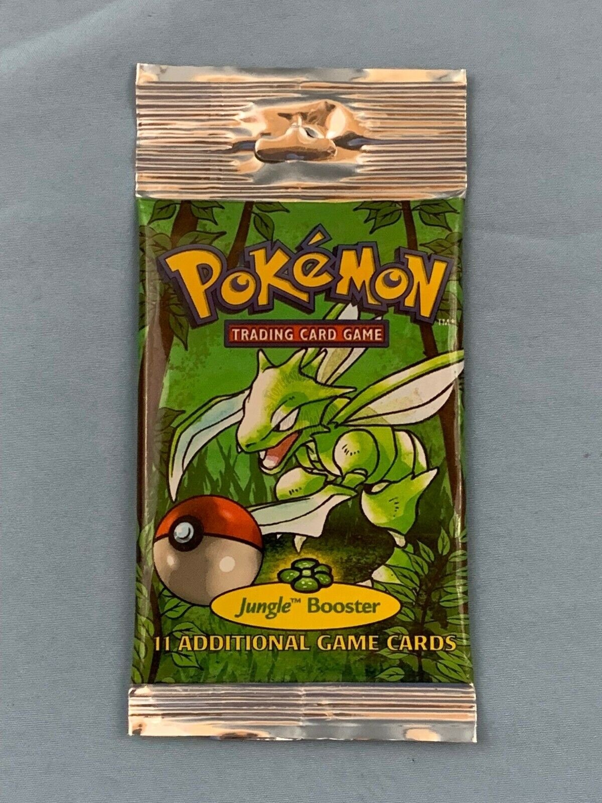 POKEMON JUNGLE BOOSTER PACK SCYTHER WOTC 1999 FACTORY SEALED 21.38g