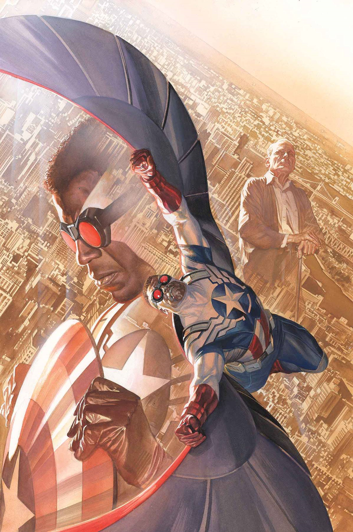 ALL NEW CAPTAIN AMERICA #1 BY ALEX ROSS POSTER