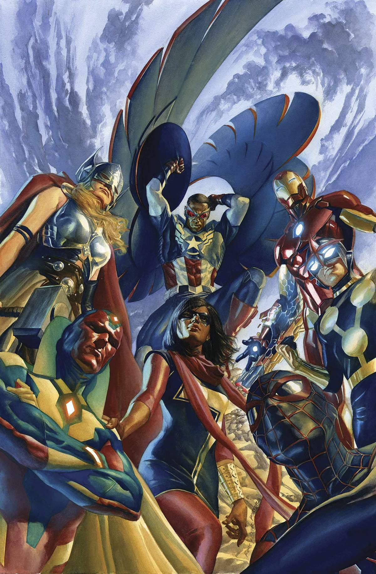 ALL NEW ALL DIFFERENT AVENGERS #1 BY ALEX ROSS POSTER