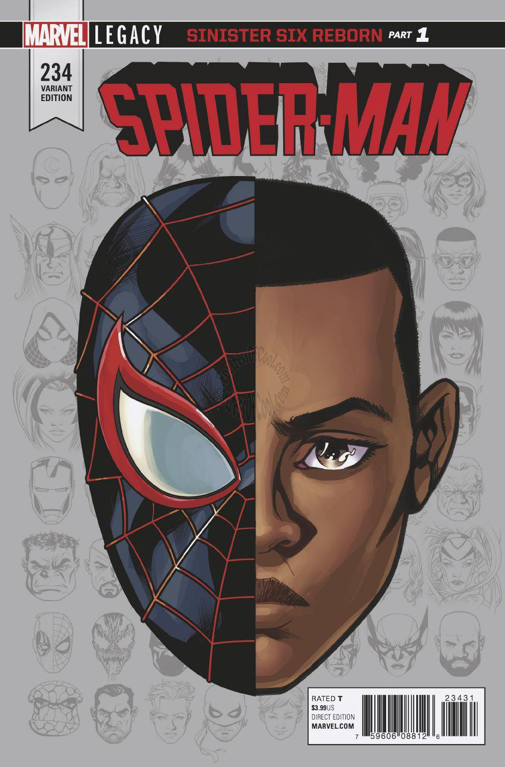 SPIDER-MAN #234 MCKONE LEGACY HEADSHOT VARIANT LEGACY