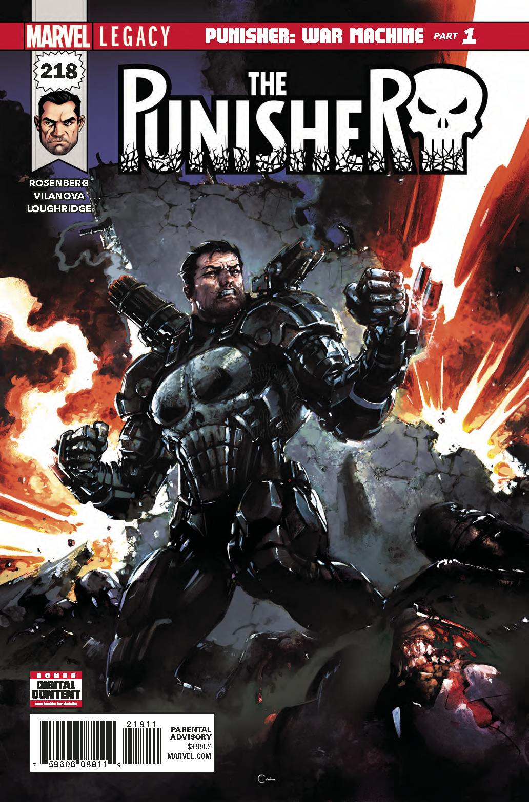 PUNISHER #218 LEGACY