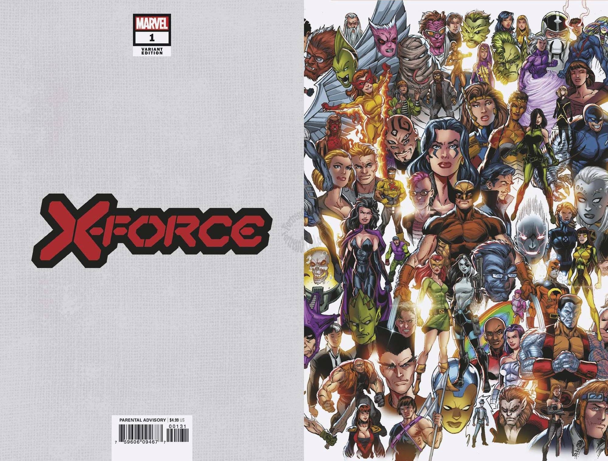 X-FORCE #1 BAGLEY EVERY MUTANT EVER VARIANT DX