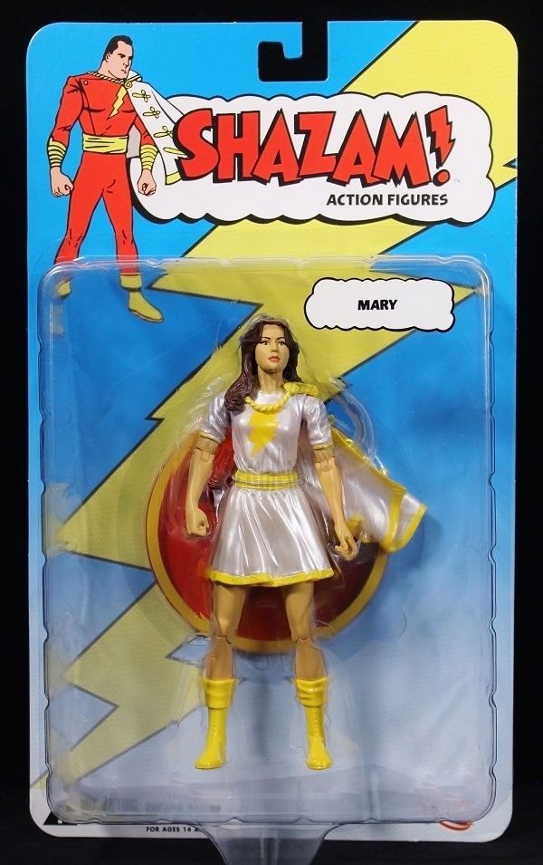 SHAZAM SERIES 1 MARY (WHITE COSTUME VERSION) ACTION FIGURE