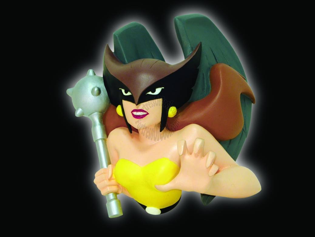 JUSTICE LEAGUE ANIMATED HAWKGIRL WALL PLAQUE