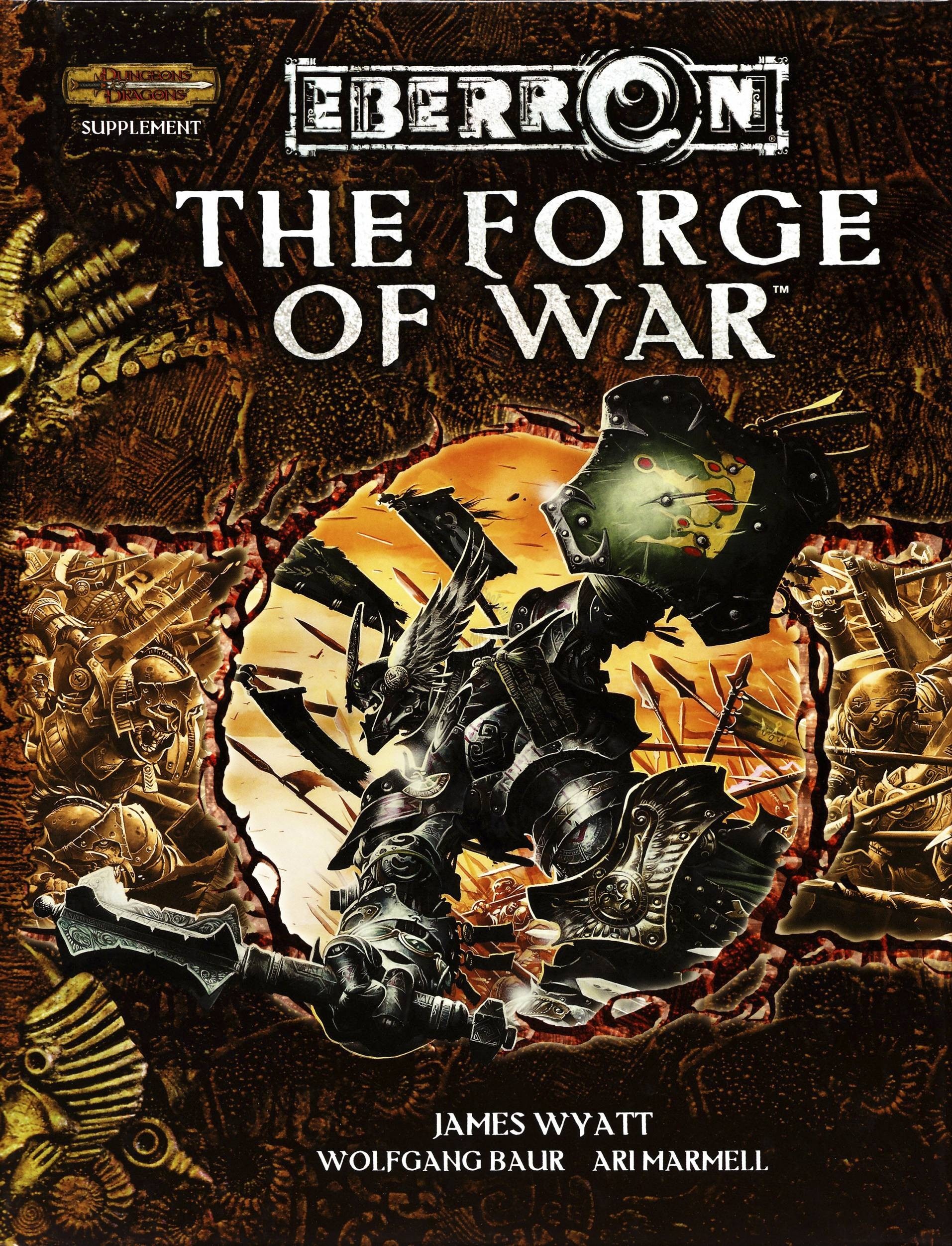 Eberron The forge of war (Dungeons & Dragons d20 3.5 Fantasy Roleplaying) FIRST PRINT - HardCover