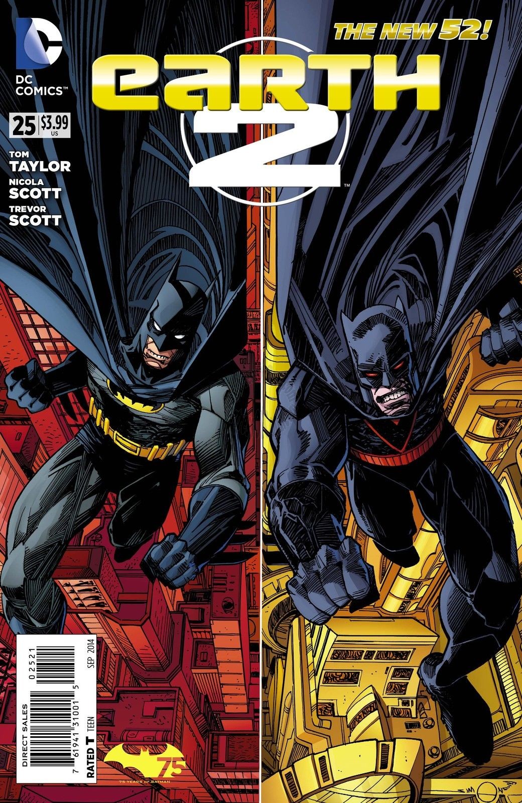 EARTH 2 #25 BATMAN 75 VARIANT