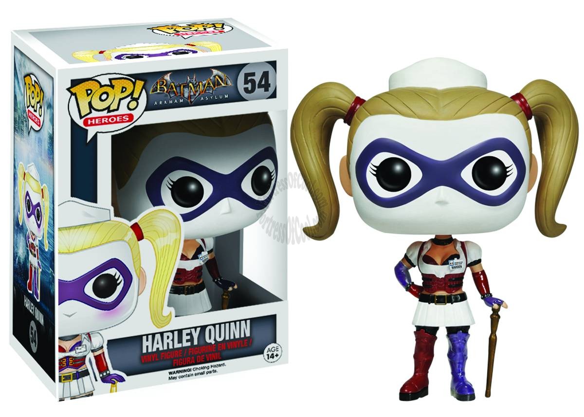 ARKHAM ASYLUM NURSE HARLEY QUINN VINYL POP! FIGURE