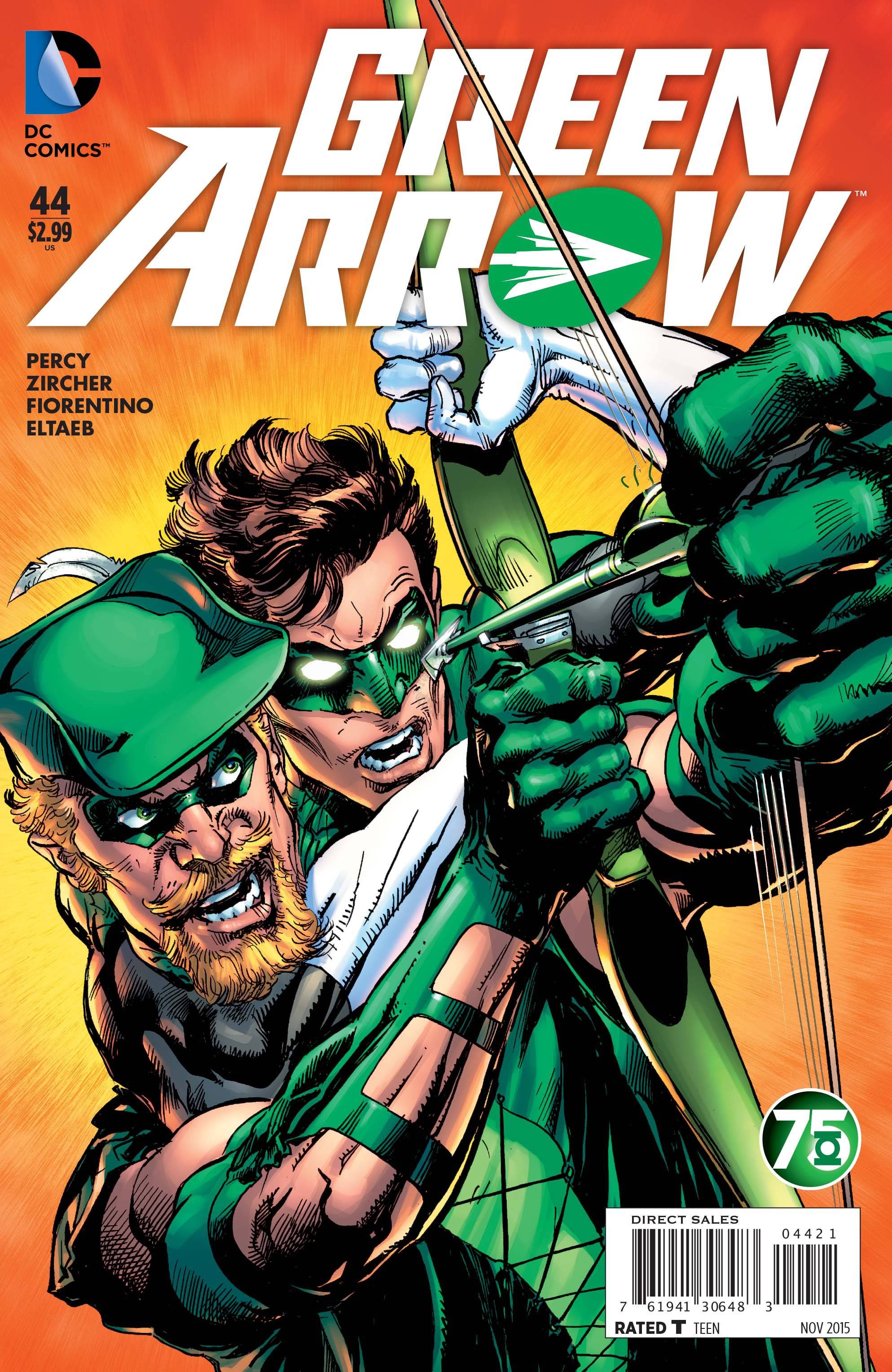 GREEN ARROW #44 GREEN LANTERN 75 VARIANT